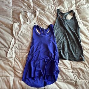 Nike dri fit workout tank tops